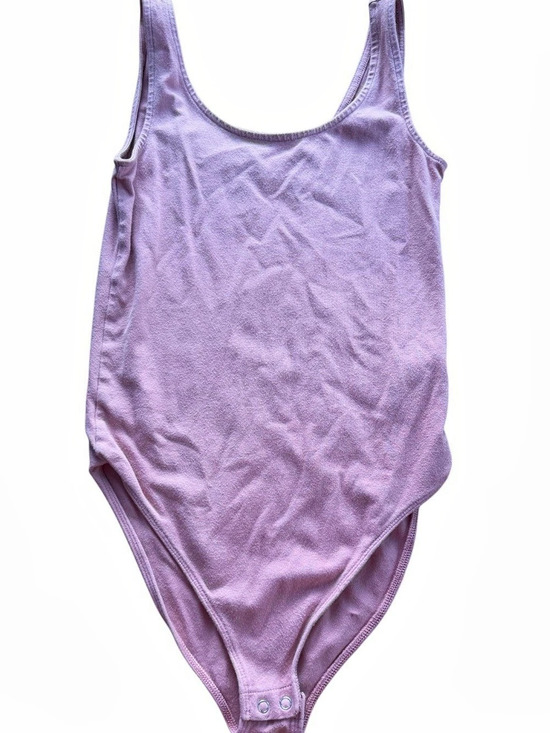 GAP Tops - GAP Womens Pink Scoop Neck Tank Top Bodysuit Size XS Snap Closure Casual Stretch